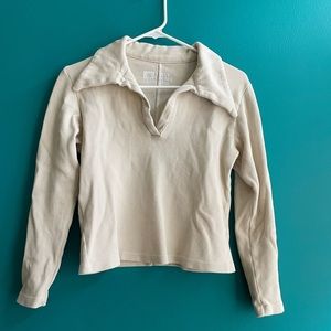 Big Bud Press Off White Fisherman Polo Long Sleeve